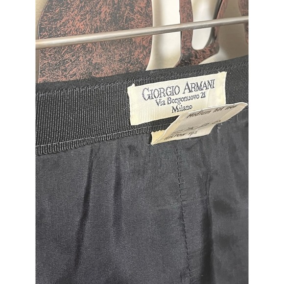 Vintage Giorgio Armani Wool Long Pencil Skirt - Picture 10 of 12